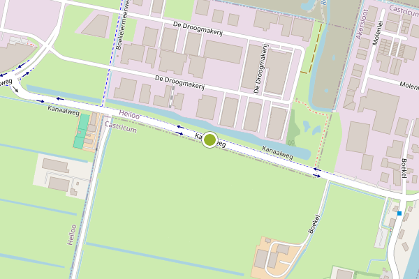 Ambulance-melding op Kanaalweg, Heiloo op 28 juni, kaart-overzicht