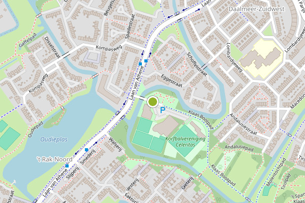 Ambulance-melding op Klaas Bootpad, Alkmaar op 28 juni, kaart-overzicht