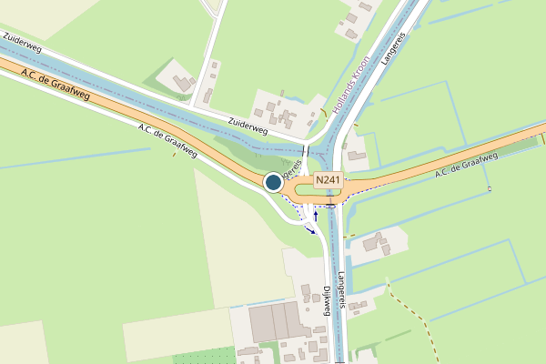 Politie-melding op A.C. de Graafweg, Heerhugowaard op 28 juni, kaart-overzicht