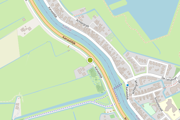 Ambulance-melding op Kanaaldijk, Bergen NH op 29 juni, kaart-overzicht