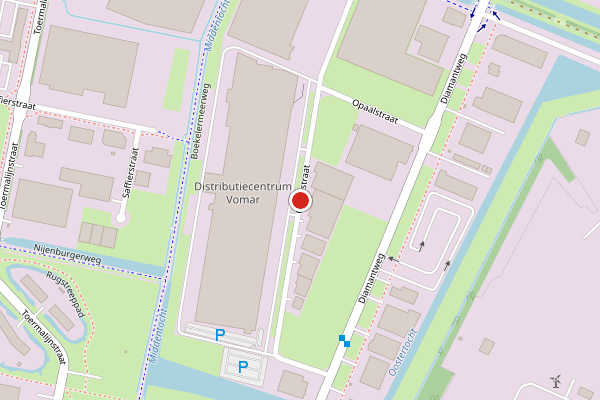 Brandweer-melding op Opaalstraat, Alkmaar op 29 juni, kaart-overzicht