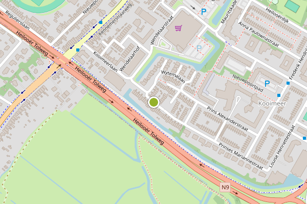 Ambulance-melding op Koningin Frederikastraat, Alkmaar op 30 juni, kaart-overzicht