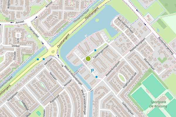 Ambulance-melding op Tjaarlingermeer, Heerhugowaard op 29 juni, kaart-overzicht