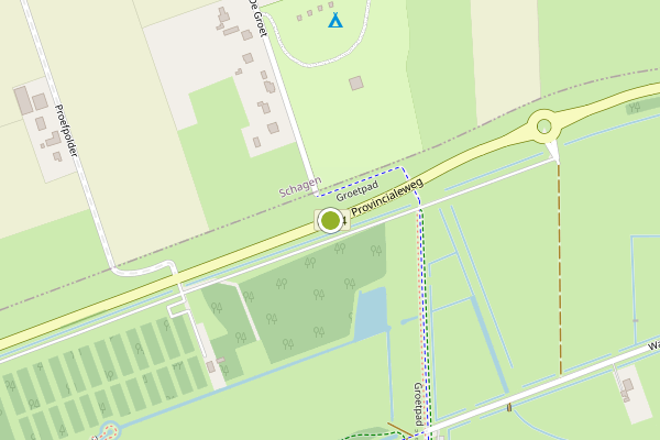 Ambulance-melding op Provincialeweg, Oudkarspel op 30 juni, kaart-overzicht