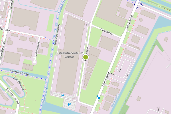 Ambulance-melding op Opaalstraat, Alkmaar op 30 juni, kaart-overzicht