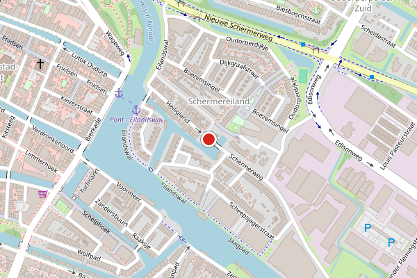 Kaart Alkmaar