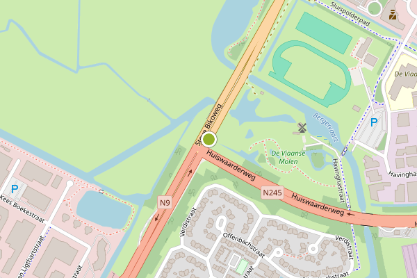 Ambulance-melding op Alkmaar op 1 juli, kaart-overzicht