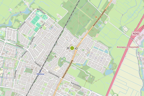 Ambulance-melding op Heiloo op 3 juli, kaart-overzicht