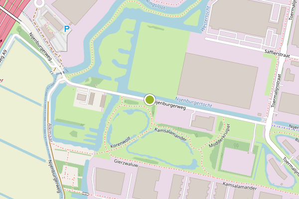 Ambulance-melding op Nijenburgerweg, Alkmaar op 3 juli, kaart-overzicht