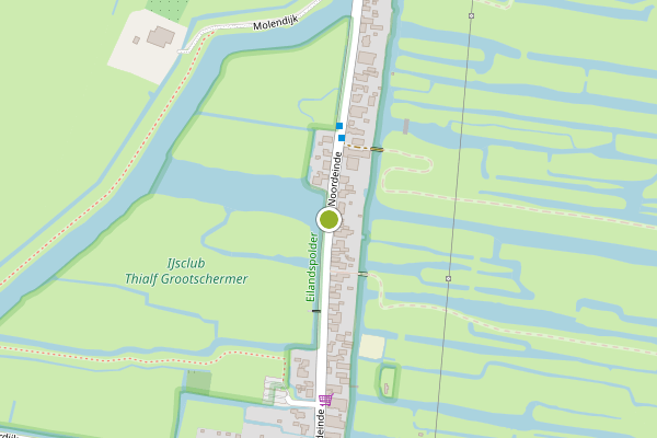 Ambulance-melding op Noordeinde, Grootschermer op 4 juli, kaart-overzicht