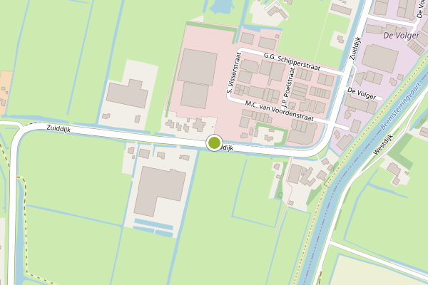 Ambulance-melding op Zuiddijk, De Rijp op 4 juli, kaart-overzicht