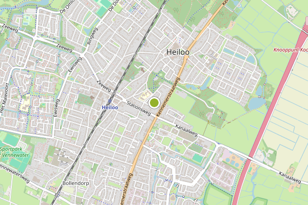 Ambulance-melding op Zeeweg De Rietvink, Heiloo op 5 juli, kaart-overzicht