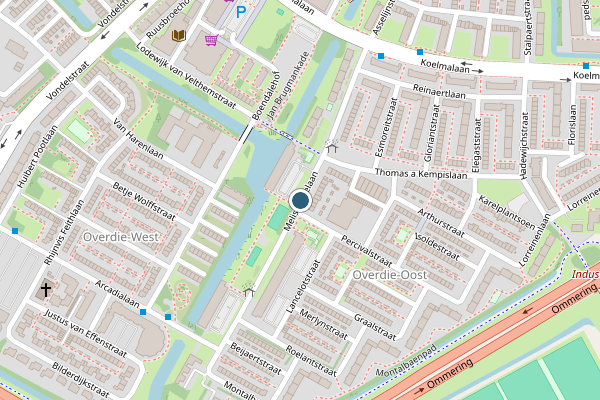Politie-melding op Melis Stokelaan, Alkmaar op 4 juli, kaart-overzicht