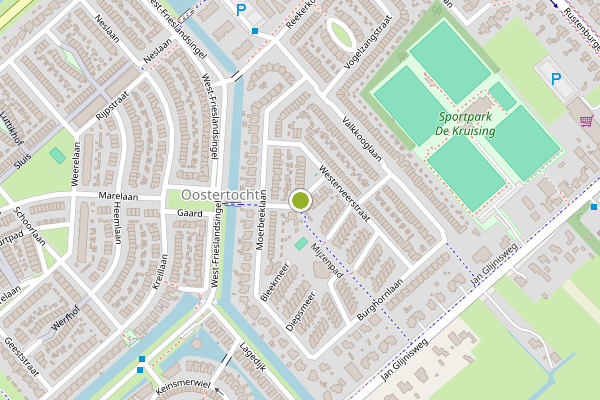 Ambulance-melding op Boomerwaalstraat, Heerhugowaard op 4 juli, kaart-overzicht