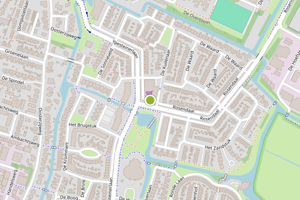 Ambulance-melding op Rosendaal, Heiloo op 6 juli, kaart-overzicht