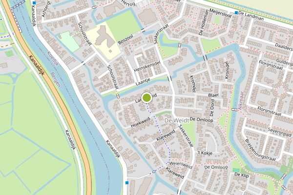 Ambulance-melding op Koedijk, Alkmaar op 5 juli, kaart-overzicht