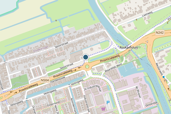 Politie-melding op Spoorstraat, Noord-Scharwoude op 6 juli, kaart-overzicht