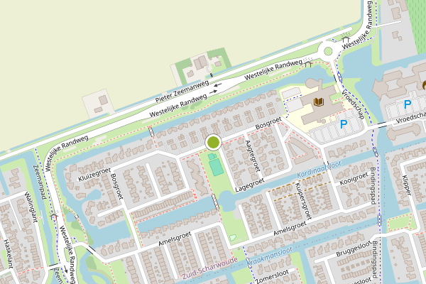 Ambulance-melding op Bosgroet, Zuid-Scharwoude op 5 juli, kaart-overzicht