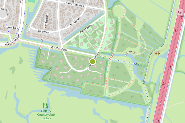 Ambulance-melding op Oosterboslaan, Heiloo op 6 juli, kaart-overzicht