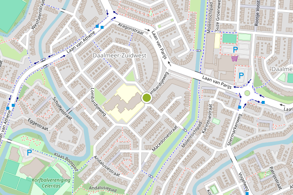 Ambulance-melding op Lombardijeweg, Alkmaar op 7 juli, kaart-overzicht