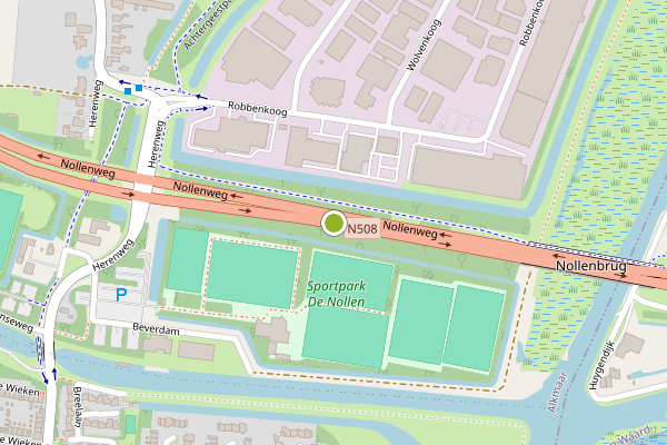 Ambulance-melding op Alkmaar op 9 juli, kaart-overzicht