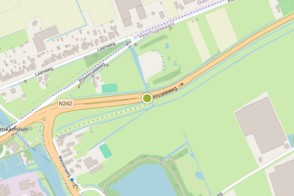 Ambulance-melding op Provincialeweg, Heerhugowaard op 9 juli, kaart-overzicht