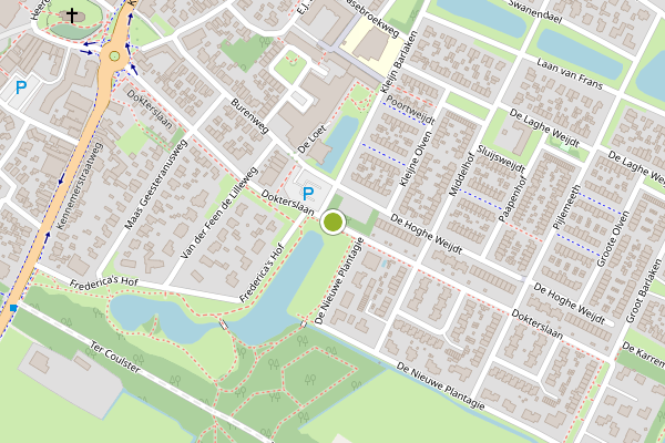 Ambulance-melding op Dokterslaan, Heiloo op 10 juli, kaart-overzicht