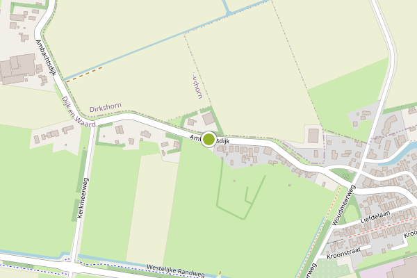 Ambulance-melding op Ambachtsdijk, Oudkarspel op 11 juli, kaart-overzicht