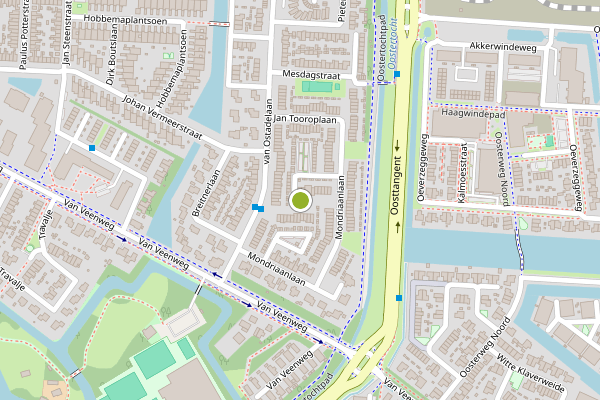 Ambulance-melding op A. Mauvelaan, Heerhugowaard op 12 juli, kaart-overzicht