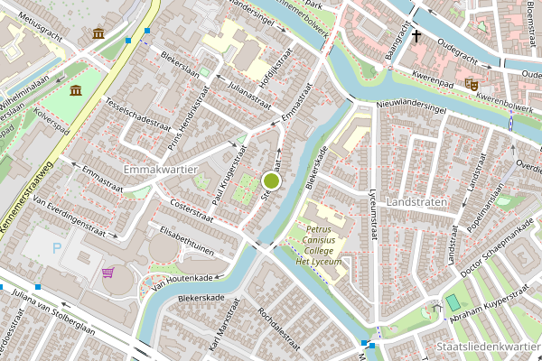 Ambulance-melding op Steijnstraat, Alkmaar op 13 juli, kaart-overzicht