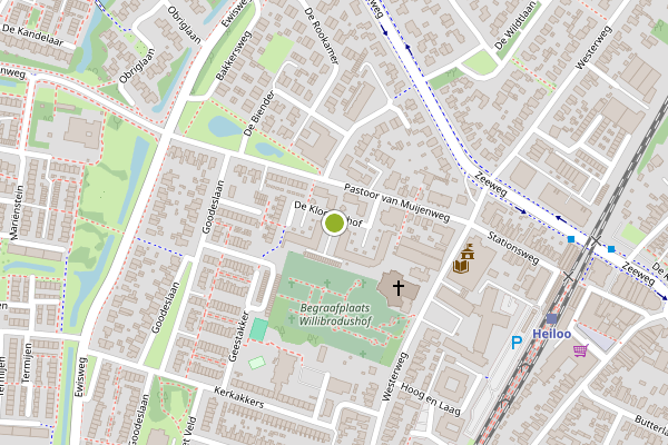 Ambulance-melding op De Kloosterhof, Heiloo op 14 juli, kaart-overzicht