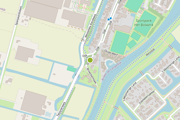 Ambulance-melding op Langedijk op 14 juli, kaart-overzicht