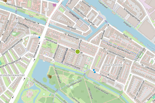 Ambulance-melding op Catsstraat, Alkmaar op 16 juli, kaart-overzicht