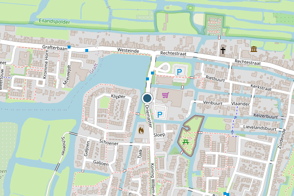 Politie-melding op Driemaster, De Rijp op 16 juli, kaart-overzicht