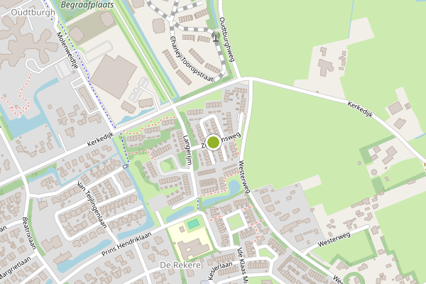 Ambulance-melding op Zuurvensweg, Bergen NH op 17 juli, kaart-overzicht