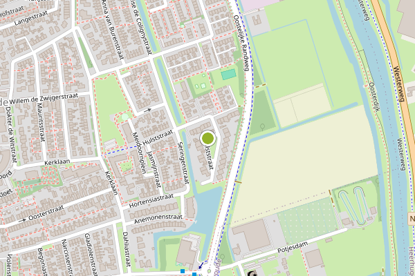 Ambulance-melding op Hulststraat, Noord-Scharwoude op 17 juli, kaart-overzicht