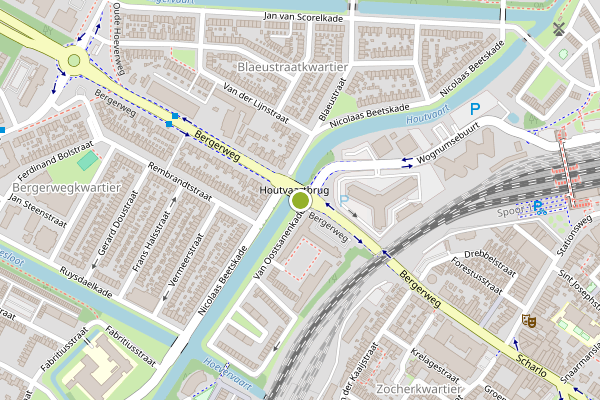 Ambulance-melding op Nicolaas Beetskade, Alkmaar op 18 juli, kaart-overzicht