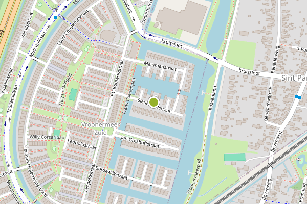 Ambulance-melding op Slauerhoffstraat, Alkmaar op 19 juli, kaart-overzicht