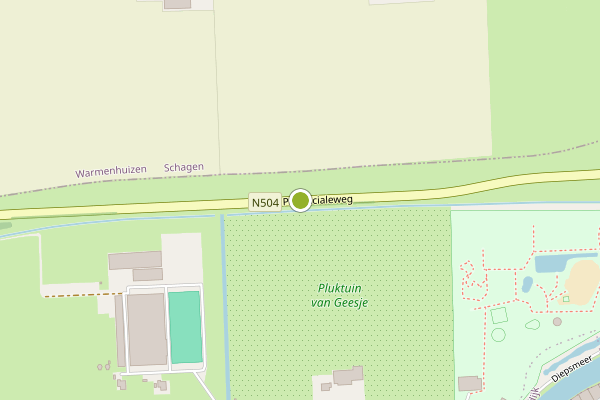 Ambulance-melding op Provincialeweg, Oudkarspel op 20 juli, kaart-overzicht