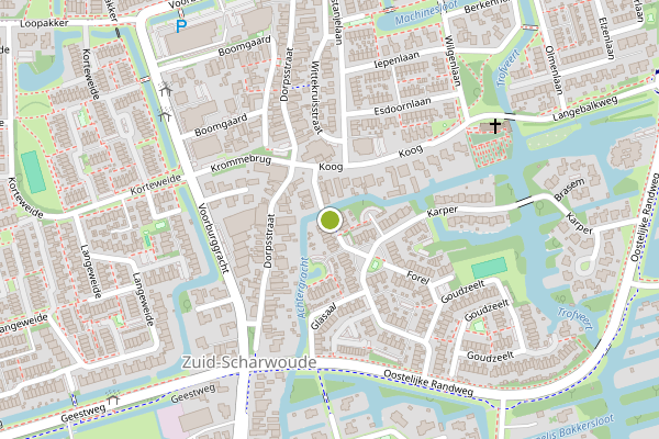 Ambulance-melding op Rietvoorn, Zuid-Scharwoude op 20 juli, kaart-overzicht