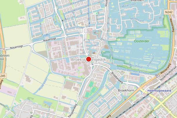 Brandweer-melding op Langedijk op 20 juli, kaart-overzicht