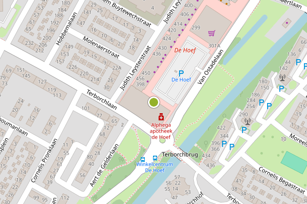 Ambulance-melding op Van Ostadelaan, Alkmaar op 20 juli, kaart-overzicht