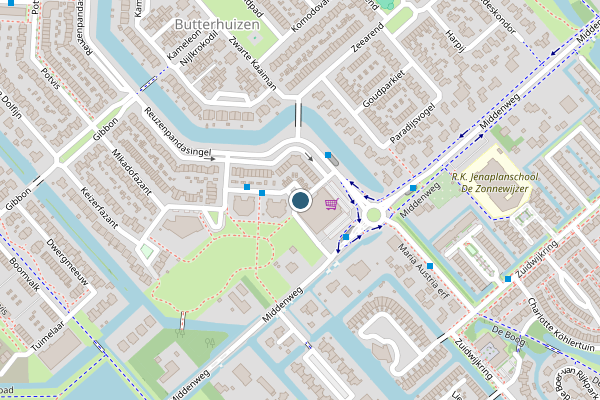 Politie-melding op Roze Flamingo, Heerhugowaard op 21 juli, kaart-overzicht