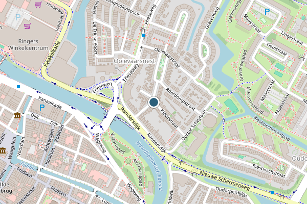 Politie-melding op Kievitstraat, Alkmaar op 22 juli, kaart-overzicht