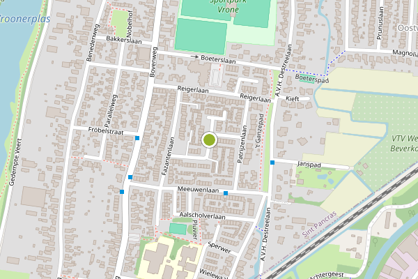 Ambulance-melding op de Lepelaar, Sint Pancras op 22 juli, kaart-overzicht