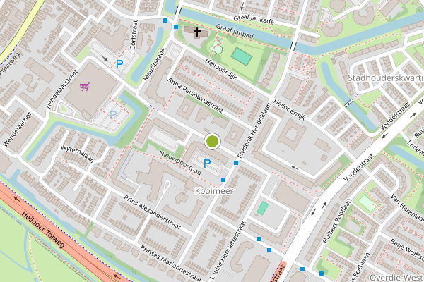 Ambulance-melding op Amalia van Solmsstraat, Alkmaar op 22 juli, kaart-overzicht