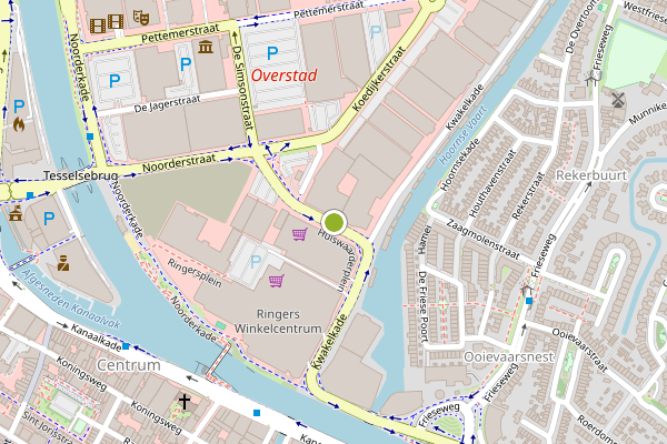 Ambulance-melding op Oosterweezenstraat, Alkmaar op 23 juli, kaart-overzicht