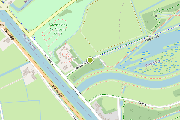 Ambulance-melding op Wagenweg, Koedijk op 24 juli, kaart-overzicht