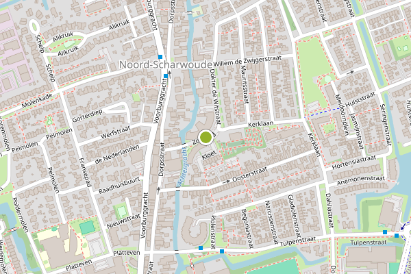 Ambulance-melding op Zonoord, Noord-Scharwoude op 25 juli, kaart-overzicht