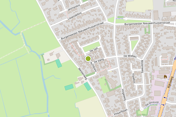 Ambulance-melding op Het Achtkant, Limmen op 26 juli, kaart-overzicht